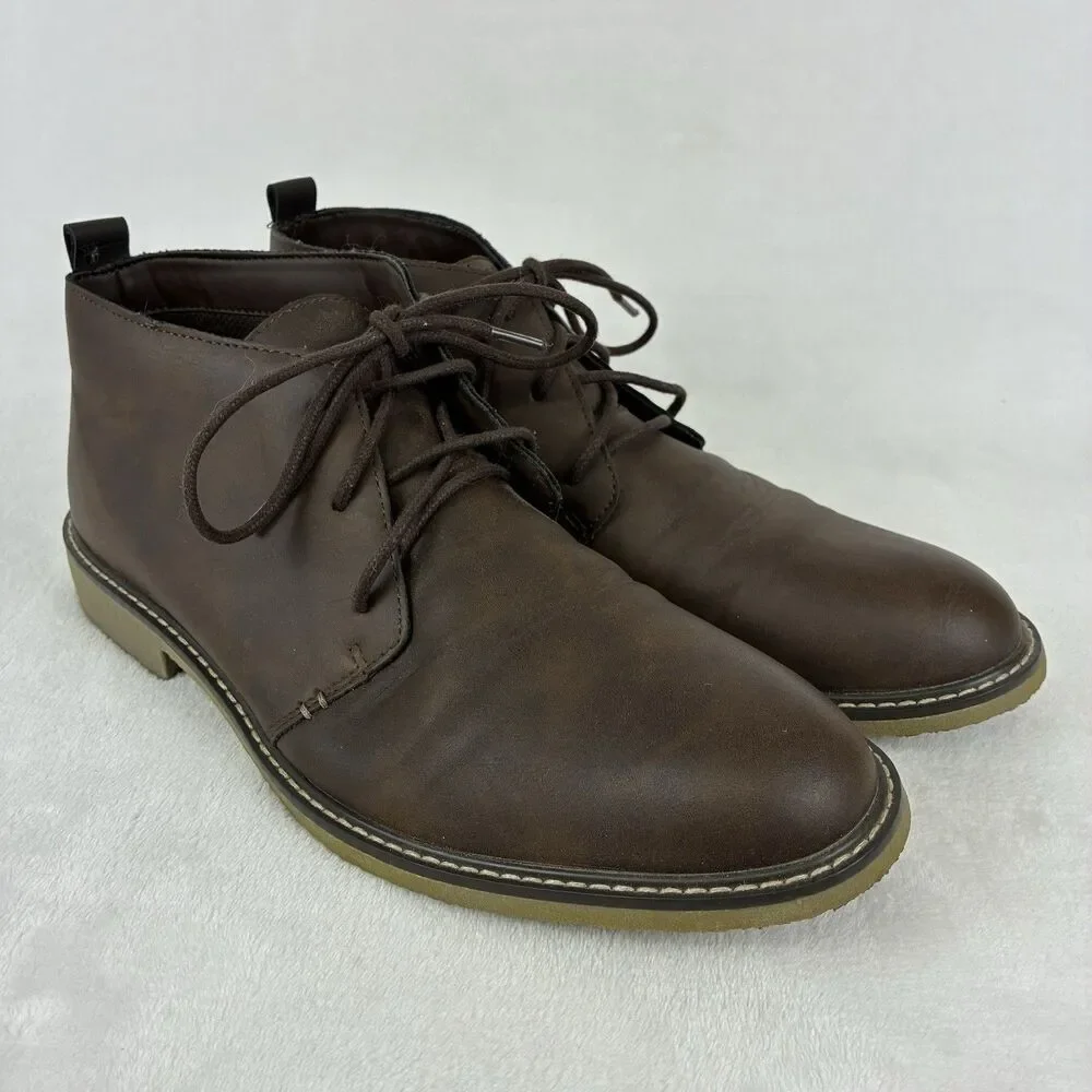 Goodfellow & Co Granger Chukka Boots Men’s Size 11 Brown Casual Lace-Up Fashion